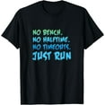 thumbnail image 1 of Funny XC Cross Country Running Gift No Bench No Halftime Short Sleeve T-Shirt, 1 of 3