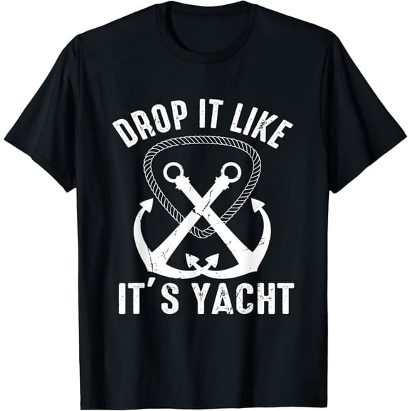 Funny Yacht Nautical Anchor Boating Humor Unisex Short Sleeve Graphic T-Shirt