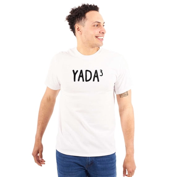 Funny Yada Cubed Sarcastic Math Joke Plus Size Crewneck Graphic Tee Shirt Brisco Brands 5X