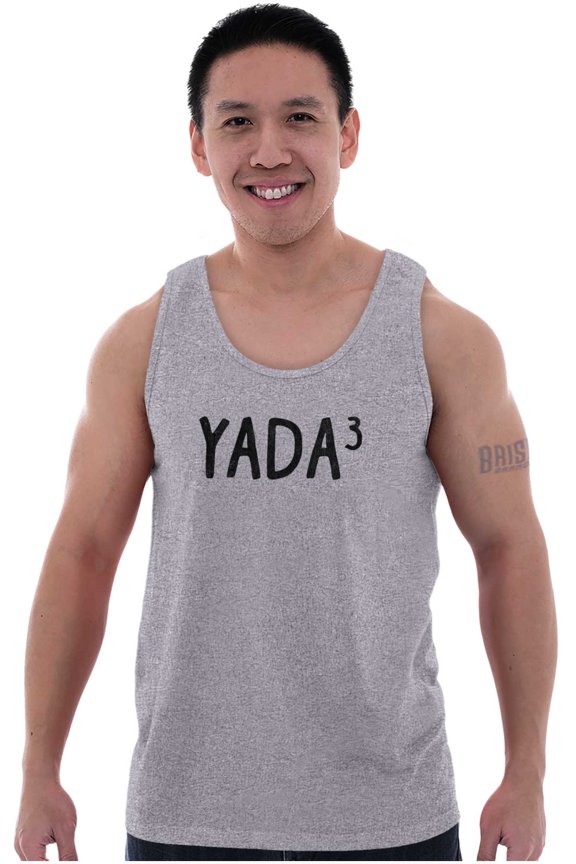 Funny Yada Cubed Sarcastic Math Joke Tank Top T Shirts Men Women Brisco Brands L