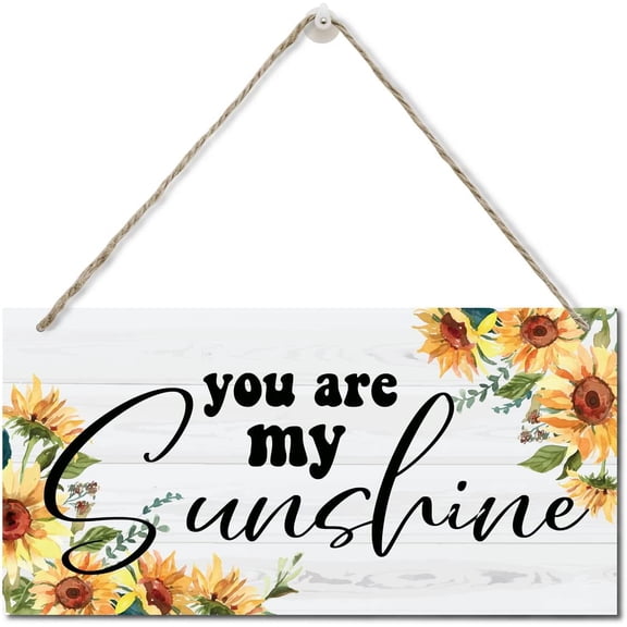 Funny You are My Sunshine Wall Decor Wood Plaque Sign, Family Signs for Home Decor Gift, Office Signage, Farmhouse Live Room Bedroom Decor Wall Art Sign 10x5 Inch
