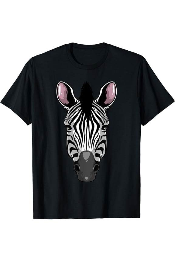 Funny Zebra Print Designs For Men Women Stripe Equine Safari T-Shirt