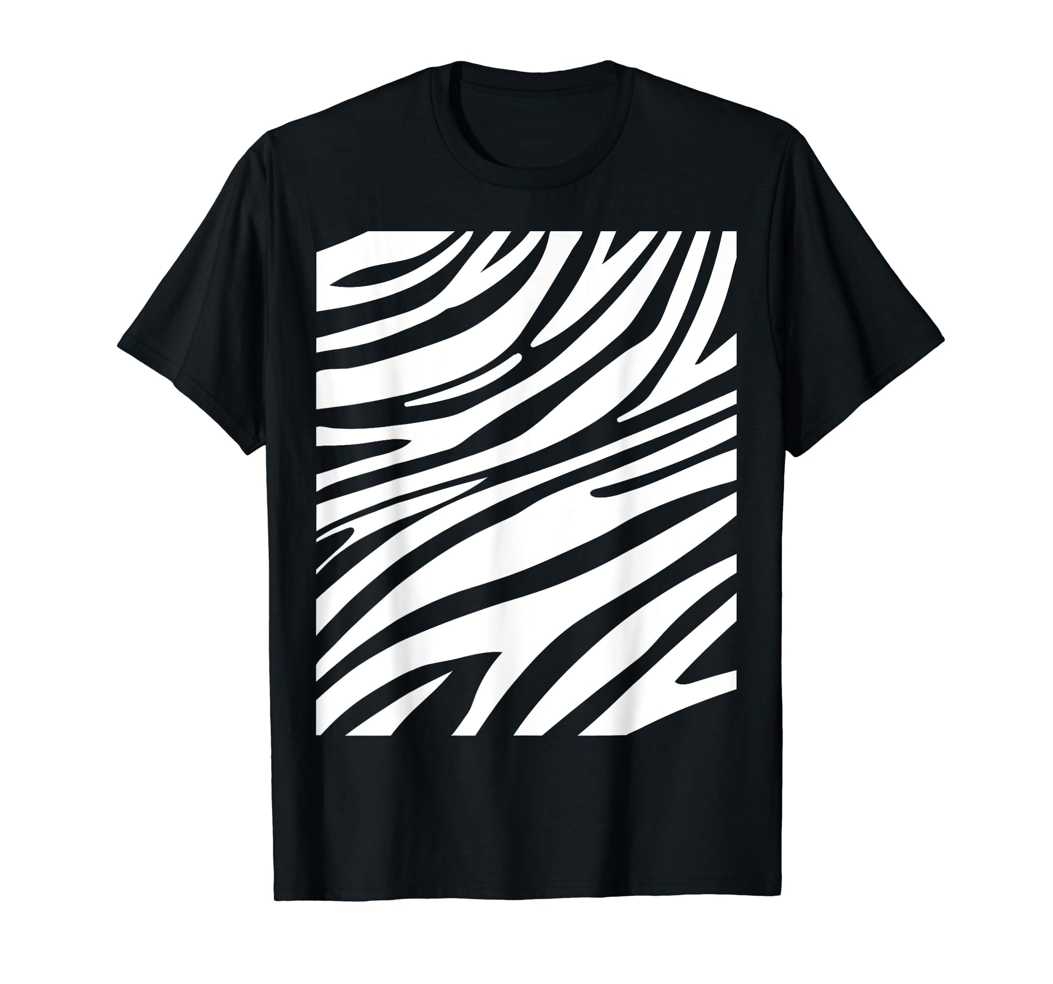 Funny Zebra Print Halloween Striped Animal Easy DIY Costume TShirt