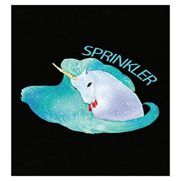 Funny Zombie Sprinkler Poster - 13x19 - Undead Humor Decor Gift