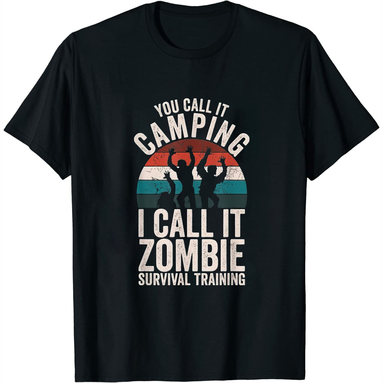 Zombie Survival Training Camping T-Shirt - Halloween Shirt Zombie Survival Training Camping T-Shirt - Halloween Shirt