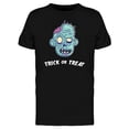 thumbnail image 1 of Funny Zombie Trick Or Treat Art T-Shirt Men -Image by Shutterstock, Male 3X-Large, 1 of 2