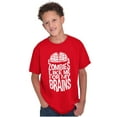 thumbnail image 1 of Funny Zombies Like Me For My Brains Boys Kids T Shirt Tees Tops Teen Brisco Brands L, 1 of 6