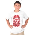 thumbnail image 1 of Funny Zombies Like Me For My Brains Boys Kids T Shirt Tees Tops Teen Brisco Brands X, 1 of 6