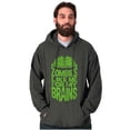 thumbnail image 1 of Funny Zombies Like Me For My Brains Hoodie Hooded Sweatshirt Men Brisco Brands S, 1 of 6