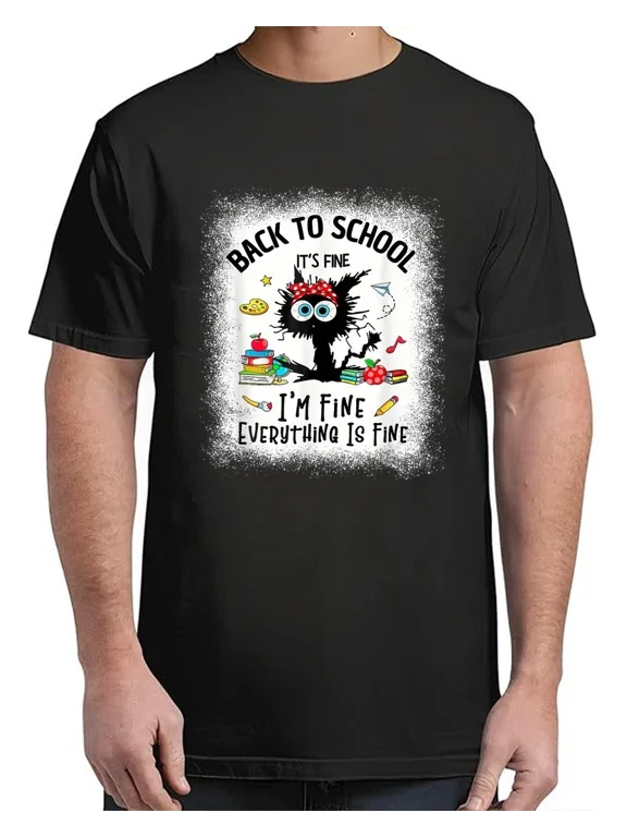 Funny back to school teacher Adult S-4XL T-Shirt