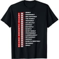 thumbnail image 1 of Funny beard growth chart T-Shirt, 1 of 3