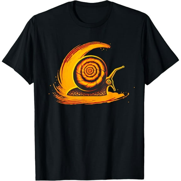 Funny burning Snail for cool Snails Lovers T-Shirt