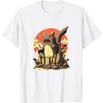 thumbnail image 1 of Funny cat Catzilla destroying cities cute Kitten white T-Shirt, 1 of 3