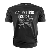 Funny cat petting guide T-shirt Cat lover Pet tee shirt cat person birthday gift Wife mom shirts