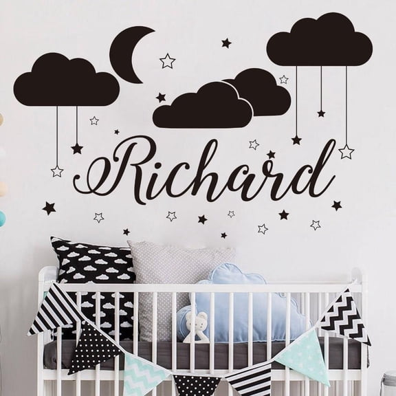 Funny cloud Sticker Waterproof Vinyl Wallpaper Home Decor Rooms Decoration Sticker Mural 28x45cm