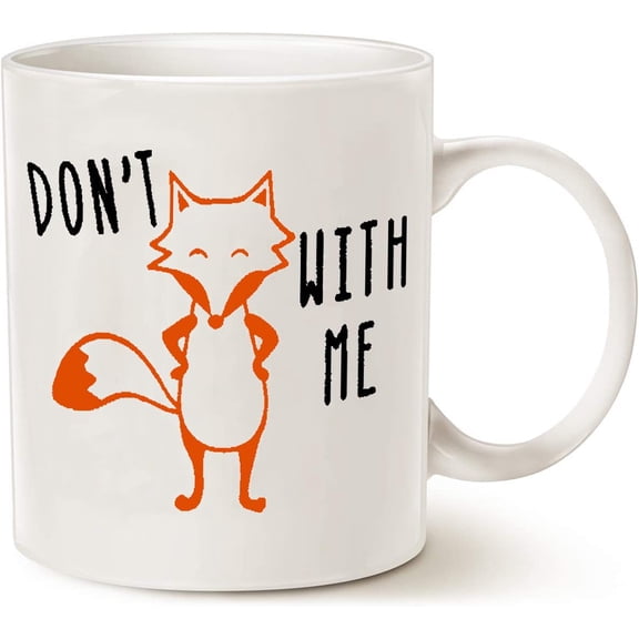 Funny coffee mug The Fox Series Oh for Fox Sake, Don't Fox with Me for Friends Mom Dad Wife Husband Family Grandma 11 Oz