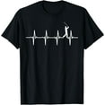 thumbnail image 1 of Funny cool Golf t-shirt gift Golf heartbeat t-shirt for golfers, 1 of 4