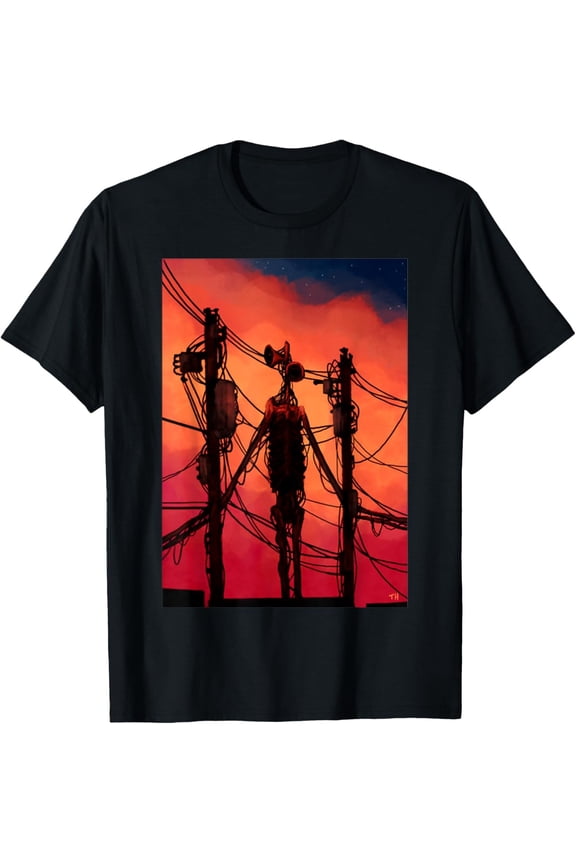 Funny dabbing Siren Head vintage meme character kids gifts T-Shirt