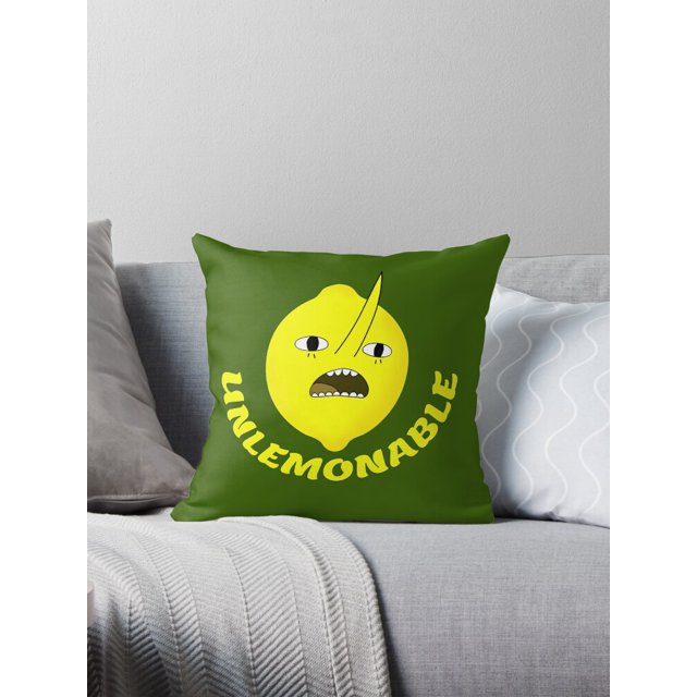 Funny design Lemongrab's famous saying "Unacceptable" has been replaced
