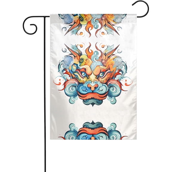 Funny expressions printing Garden flag outdoor courtyard decoration suitable for all seasons 12x18in