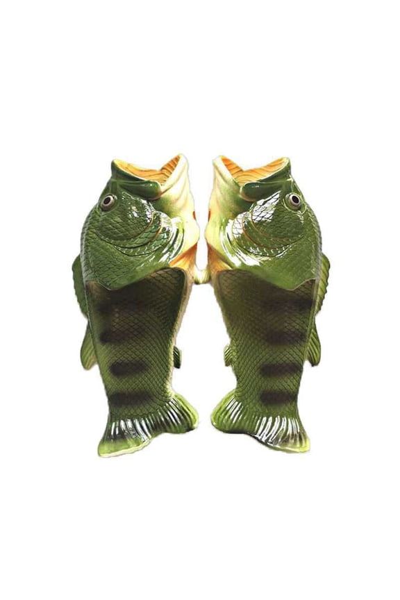 Funny salted fish slippers for men and women, new summer outdoor wear, creative non-slip flip-flops, men's trendy beach sandals