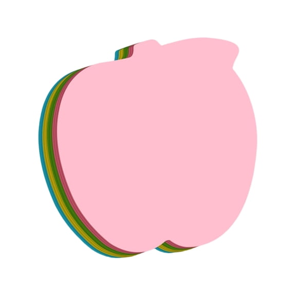 Funny live Creative Sticky Notes 3x3 Self-Stick Notes for Home, Office,100 Sheets/Pad, 'Butterflie', 'Apple', 'Strawberry', 'Bear','Square' etc. Shapes Random