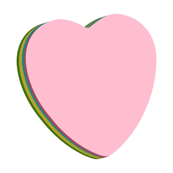 Funny live Creative Sticky Notes 3x3 Self-Stick Notes for Home, Office,100 Sheets/Pad, 'Butterflie', 'Apple', 'Strawberry', 'Bear','Square' etc. Shapes Random