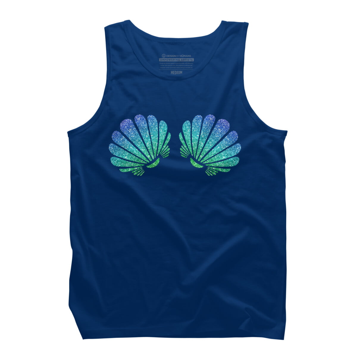 Sea Mermaid Shell Bra Top Shirts