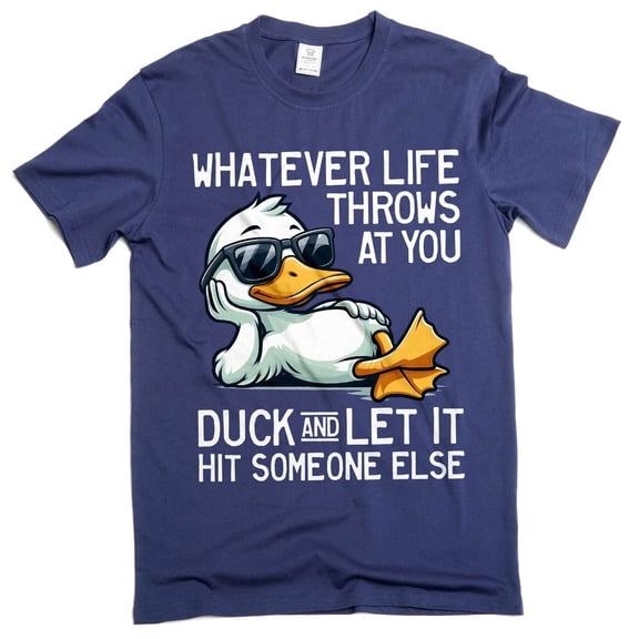 Funny motivational life tee shirt sarcastic humorous Birthday gift tee shirt mens womens tee (Large Navy Blue)