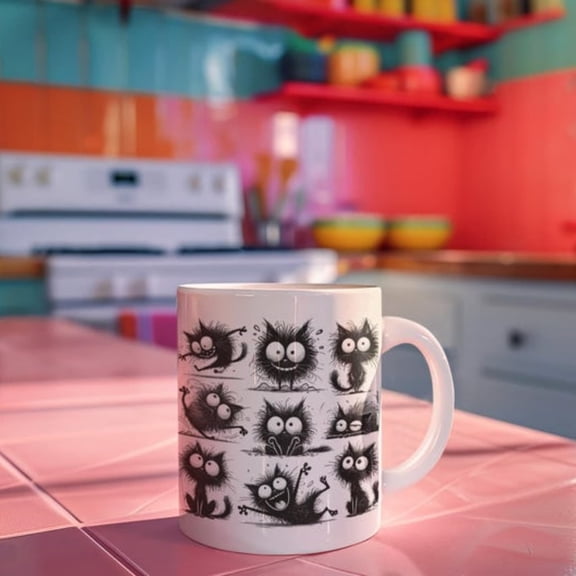 Funny rtoon offee Mug Quirky Gift t Lovers.