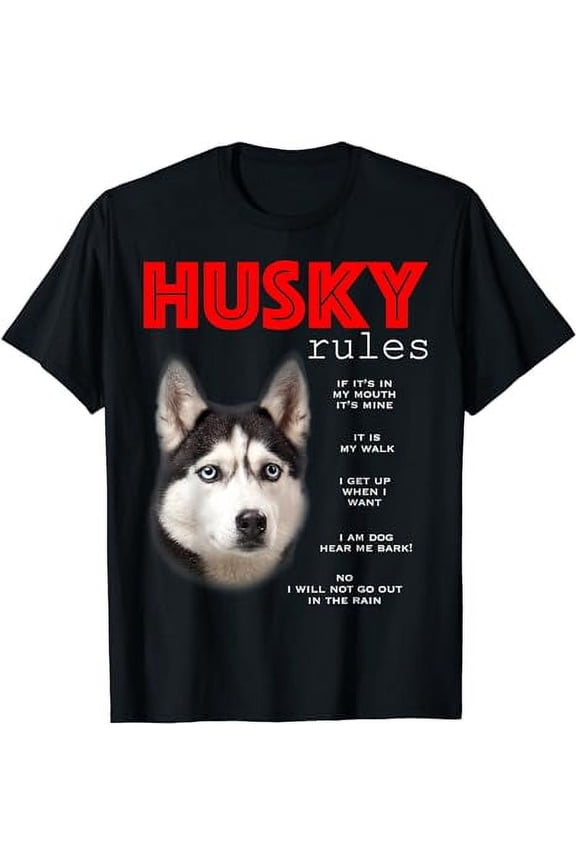 Funny rules for the owner of a Siberian Husky T-Shirt