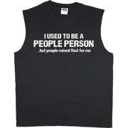 DECKED OUT DUDS Funny saying people person t-shirt sleeveless t-shirt muscle tee for men