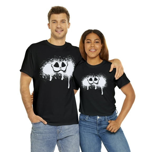 Funny smiley face graphic tee Cheshire Cat face Unisex Heavy Cotton Tee