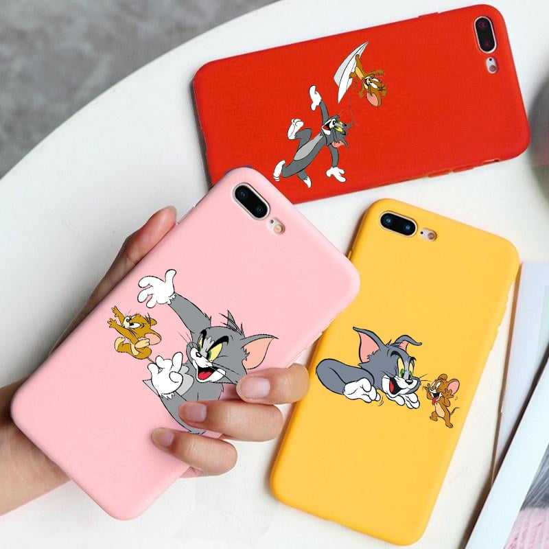 Phone Case For iPhone 7 6 6s 8 X Plus 5 5s SE XR XS Max Candy