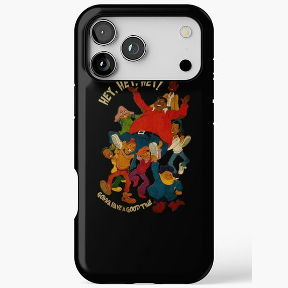 Funny vintage kids cartoon comedy theme iPhone Case 17 16 15 14 13 12 11 Pro Max