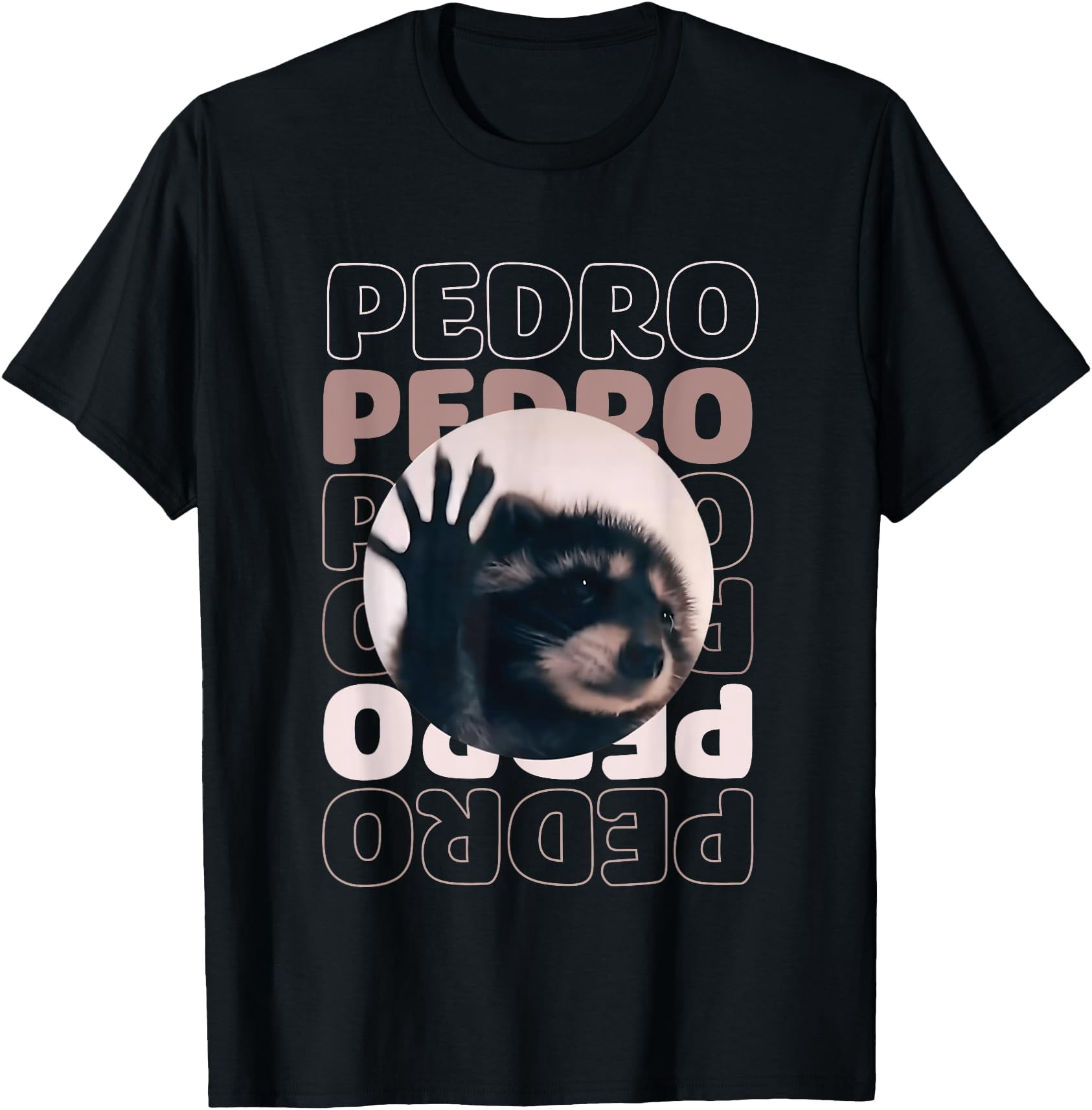 Funny viral Pedro Dancing Raccoon meme Pedro T-Shirt - Walmart.com