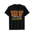 thumbnail image 1 of Funny 'when God Made Me' Quote T-shirt - Soft Cotton, Casual Fit, Machine Washable - Perfect For Spring, Summer, And Fall, Everyday Tshirt | Streetwear Style | Comfortable Stretch, 1 of 8