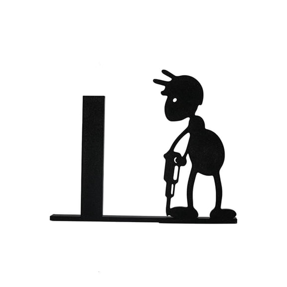 FunnyAn1ma1Toilet Paper Holder - Decorative Tissue Dispenser for Bathroom, Kitchen, Bedroom, and Living Room - Black Stand for Countertop Storage