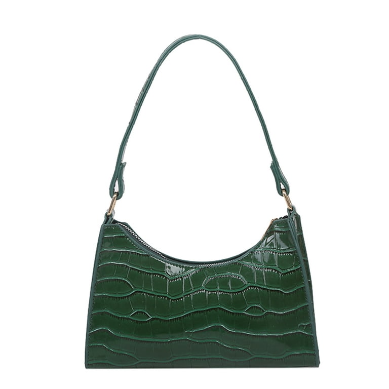 Crocodile-effect chain purse - Women