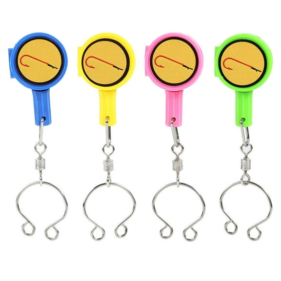 FunnyBeans Fishing Knot Tying Tool - Fishing Accessories for tieing Fishing line to Fishing Hooks (Blue)