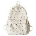 thumbnail image 1 of FunnyBeans Floral Printed Backpack Women Travel Flower Student School Bag Preppy Bookbag (A) .., 1 of 9