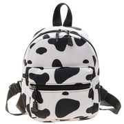 CHAMAIR FunnyBeans Mini Backpack Girls Cute Small Backpack Purse for Women Teens Kids School Travel Shoulder Purse Bag (Cow)