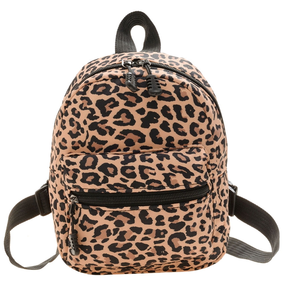 FunnyBeans Mini Backpack Girls Cute Small Backpack Purse for Women Teens  Kids School Travel Shoulder Purse Bag (Leopard Print) - Walmart.com
