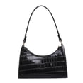 thumbnail image 1 of FunnyBeans Retro Classic Clutch Shoulder Bag with Zipper Closure for Female, Black, 1 of 9