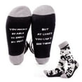 thumbnail image 1 of FunnyFeet Camo Themed Novelty Socks for Men with Dad Jokes - Perfect Dad Birthday Gift, Funny Socks with Pixel Camouflage , Dad Birthday Gift Ideas (PixelCamo), 1 of 6
