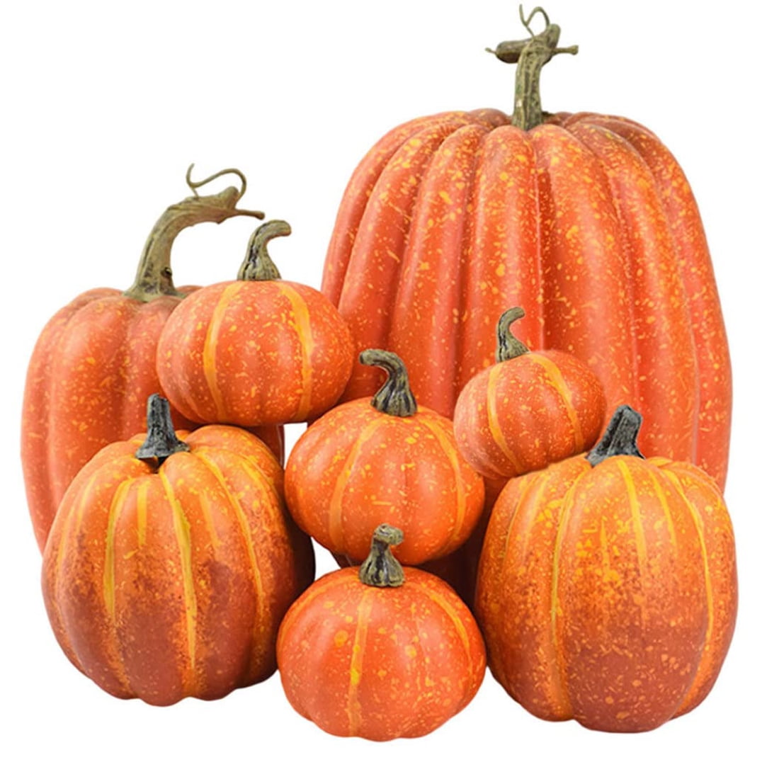 Funnyfairye Autumn Faux Pumpkin, Orange Fake Pumpkin Thanksgiving