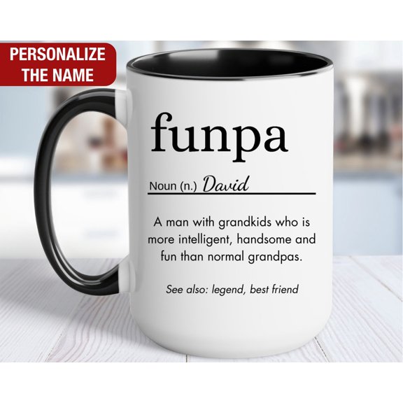 Funpa Definition Mug Funpa Coffee Mug Personalized Funpa Gift Funpa Name Definition Cup Fu