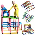 thumbnail image 1 of Funphix Climbing Gym Construction Kids Learning Play Structure, Multicolor, 1 of 11