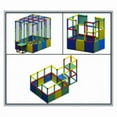 thumbnail image 1 of Funphix FPBPS-NET Dive in Ball Pit Set, 414 Piece, 1 of 10