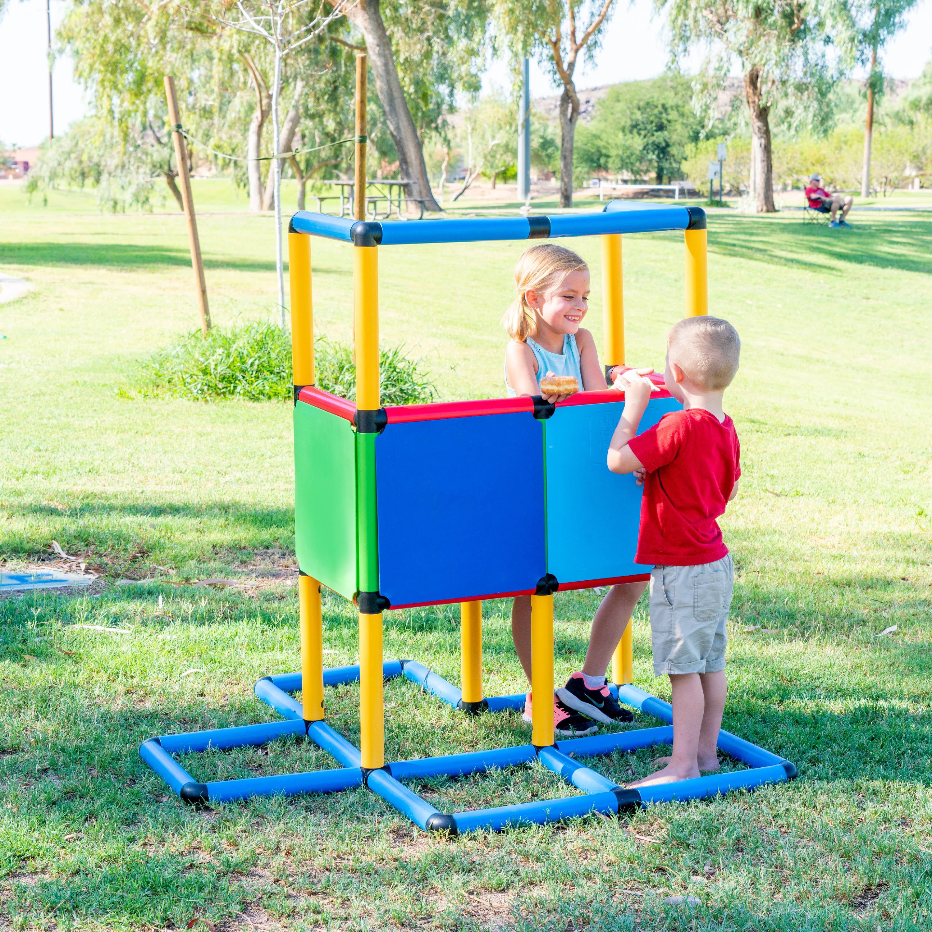 Funphix Fort Building Kit for Kids Indoor & Outdoor Toddler Playsets